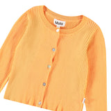 Molo Giselle Ribbed Knit Cardigan ~ Cantaloupe