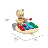 PlanToys Pull Along Musical Bear