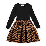 Molo Casie l/s Dress ~ Zebra Denim