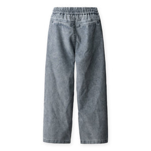 Molo Aster Elastic Waist Cords ~ Dusty Wash Blue