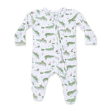 Angel Dear 2 Way Zipper Footie ~ Crayon Alligators