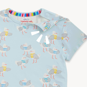 Magnetic Me Baby s/s Pj Set ~ Gulls Wanna Have Fun