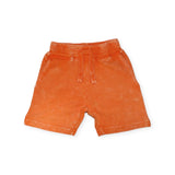 Mish Palm Cars Tee & Enzyme Shorts Set ~ White/Orange