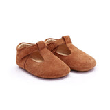 Old Soles Softly Bub T-strap Maryjane ~ Tan Suede