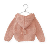 Play Up Baby Knit Hooded Cardigan ~ Rose