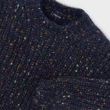 Mayoral Boys Tweed Knit Sweater ~ Ink