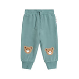 Huxbaby Furry Huxbear Sweatshirt & Sweatpants Set ~ Green Granite