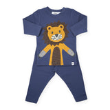 Oh Baby! Yellow Lion 2pc Set ~ Denim