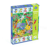 Djeco 1 to 10 Jungle Giant Floor Puzzle