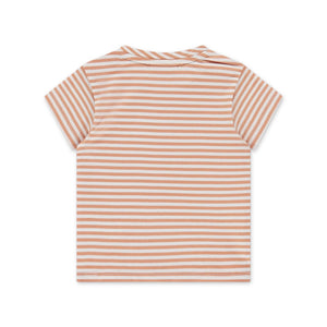 Babyface Baby Boy s/s Pocket T-Shirt ~ Orange Stripe