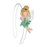 Lilies & Roses Pearlized Glitter Fairy Headband