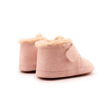Old Soles Shloofy Fur Lined Boot ~ Powder Pink Suede
