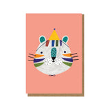 Daria Solak Illustrations Party Tiger Birthday Card