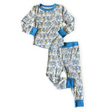 Rowdy Sprout Grateful Dead Snow Bears l/s Pj Set ~ Blue