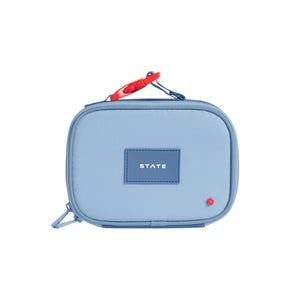 State Bags Mini Rodgers Snack Pack ~ Blue/Light Blue Colorblock