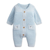 Magnetic Me Chenille Romper ~ Blue