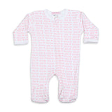 Baby Steps Little Sister Footie ~ Pink/White