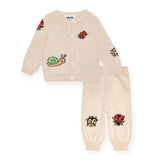 Molo Baby Brody Knit Cardigan & Sol Pants Set ~ Crawlies