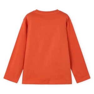 Mayoral Boys l/s Phone T-Shirt ~ Orange