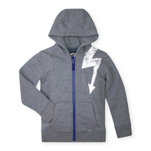 Appaman Boys Striver Zip Hoodie & Sidewalk Sweats Set ~ Washed Grey