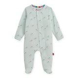 Magnetic Me Modal Footie ~ Teal Savannah Plains