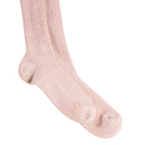 Molo Glitter Ribbed Tights ~ Petal Blush