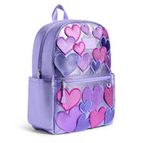 State Bags Kane Backpack ~ Purple/Pink 3D Hearts