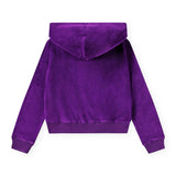 Molo Milla Velour Zip Hoodie & Annie Flared Sweatpants 7-12 Set ~ Warm Purple