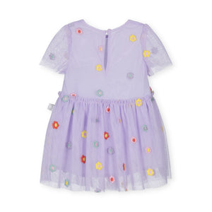 Stella McCartney Baby Girl Flowers s/s Tulle Dress ~ Purple