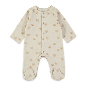 Babyclic Teddy Footie ~ Ecru