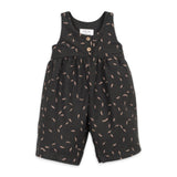 Play Up Baby Ruffle Collar Ribbed l/s Onesie & Printed Jumpsuit Set ~ Tan/Black