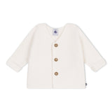Petit Bateau Knit Cardigan ~ White