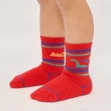 Bobo Choses Baby Lake Monster Short Socks ~ Red