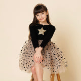 Petite Hailey Mia l/s Tutu Dress ~ Black