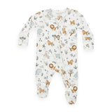 Angel Dear 2 Way Zipper Footie ~ Delicate Safari