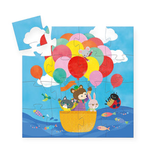 Djeco Hot Air Balloon Silhouette Puzzle