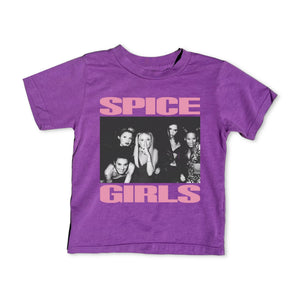 Rowdy Sprout Baby Girl Spice Girls s/s Tee ~ Plum Diggity