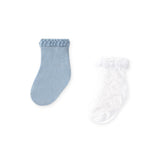 Mayoral Baby Girl Dressy Sock Set ~ Sky