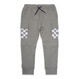 Appaman Boys Strivers Hoodie & Empire Sweats Set ~ Cement