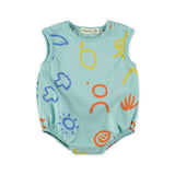 Babyclic Sleeveless Printed Romper ~ Menorca