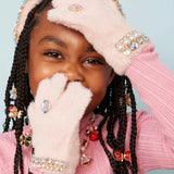 Super Smalls Cotton Candy Jeweled Gloves