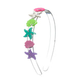 Lilies & Roses Vibrant Seashells Headband