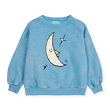 Bobo Choses Beneath The Moon Sweatshirt & Printed Skirt Set ~ Light Blue