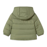 Mayoral Baby Boy Reversible Dino Print Padded Jacket ~ Bayleaf