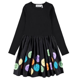 Molo Casie Warm l/s Dress ~ Colourful Fluff