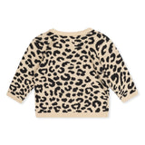 Huxbaby Leopard Sweater & Ribbed Leggings Set ~ Animal Print/Black