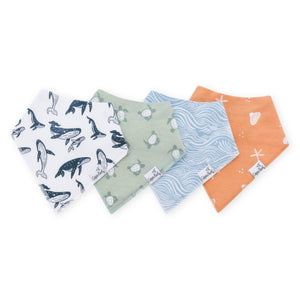Copper Pearl Bandana Bib Set ~ Cove