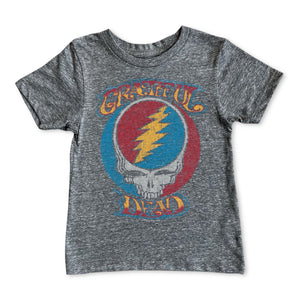 Rowdy Sprout Grateful Dead Steal Your Face s/s Tee ~ Tri Grey