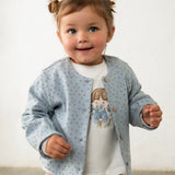 Mayoral Baby Girl Dot Print Cardigan, l/s Top & Leggings Set ~ Hummingbird