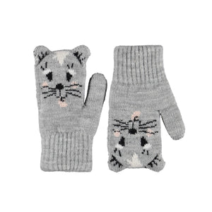 Molo Baby Kenau Mittens ~ Grey Melange
